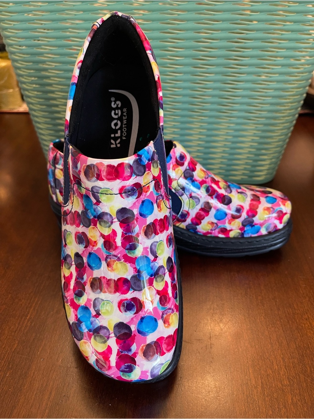 NWT Klogs Footwear Naples Blotter Patent - SZ 8 - Picture 4 of 9